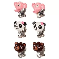 Souza For Kids 3 Paar Clipoorbellen - Dieren