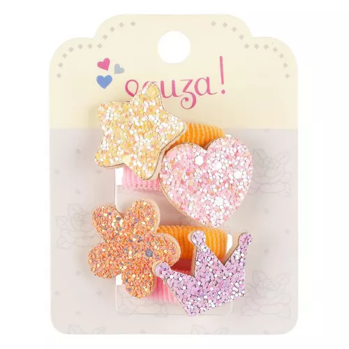 Souza For Kids Haarelastiekjes Carolina - Multi - 4st 1 Souza For Kids Haarelastiekjes Carolina - Multi - 4st