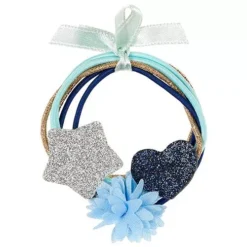 Souza For Kids Haarelastiekjes Malina - Blauw - 6st