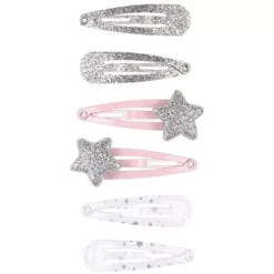 Souza For Kids Haarspeldjes Julie Sterren - Zilver (6st)