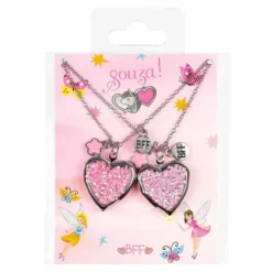 Souza For Kids Vriendschapskettingen - Hart - Glitter